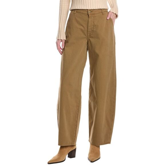 7 For All Mankind WomensBonnie Sand Storm Barrel Jean